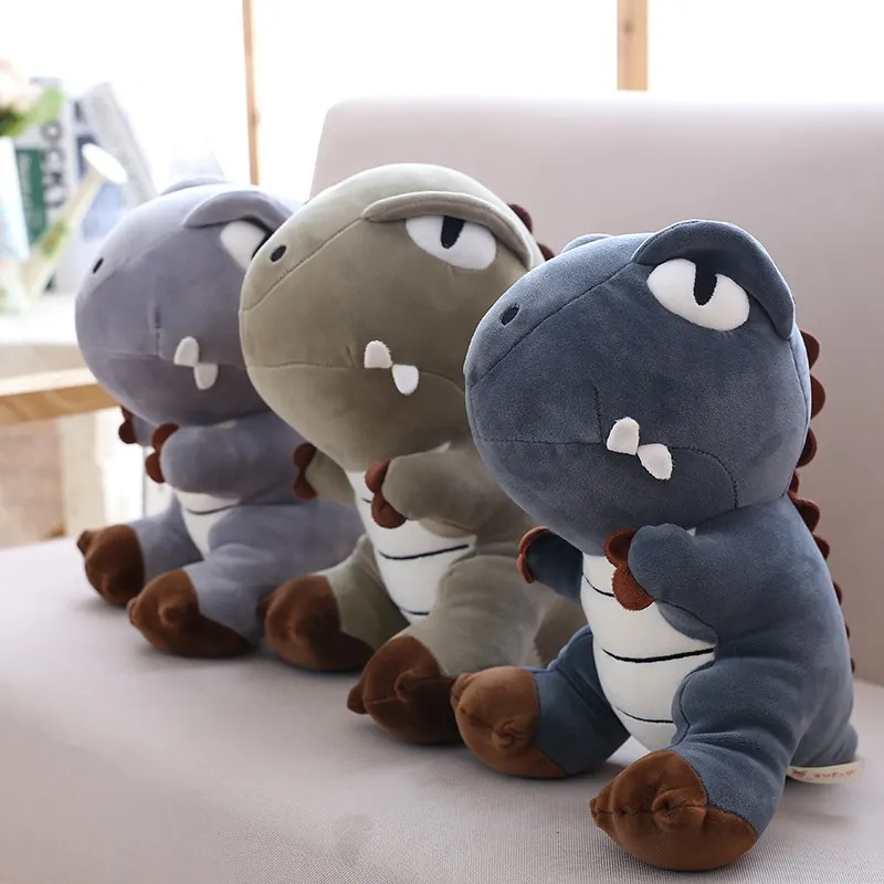 

37cm/47cm/57cm Funny Dinosaur Plush Toys Soft Cartoon Animal Dragon Stuffed Doll Boy Birthday Best Gifts House Decoration Toys