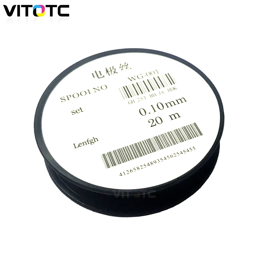 0.1mm Dia Tungsten Electrode Wire Corona Wire Electrode Tungsten Filament Wire Used For Photocopier Repair About 20 Meters/Roll