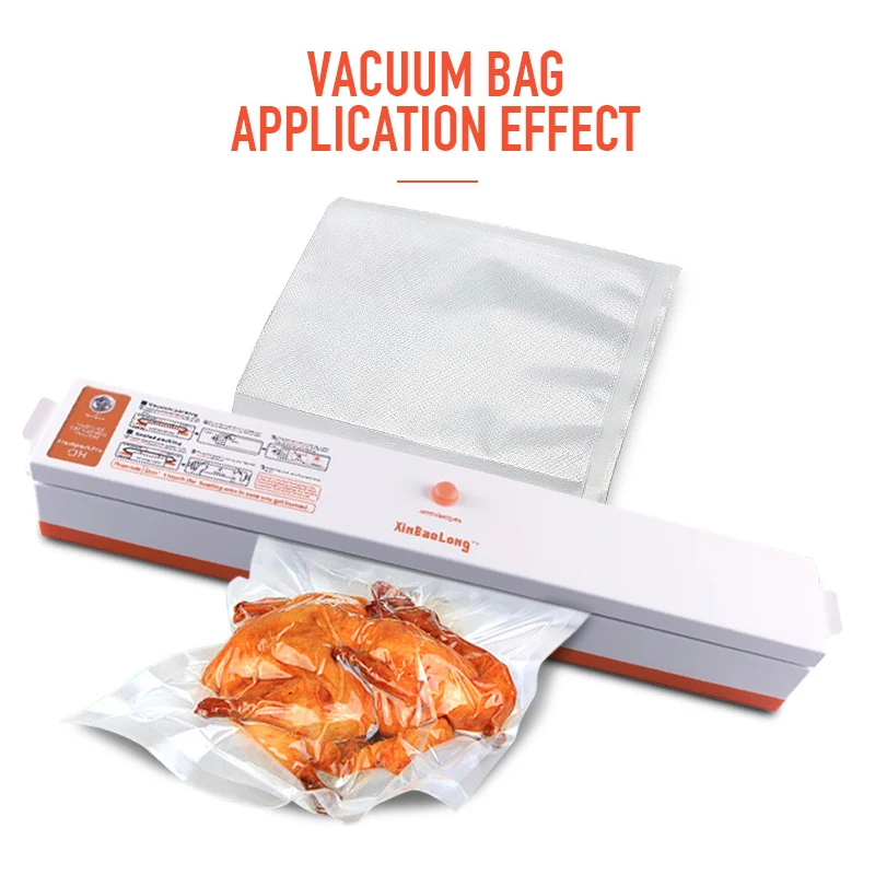 Kitchen Vacuum Sealer Packer Sealing Bags For Vacuum Packaging Machine 17x25cm 28x35cm bag Wrappers Vacuum Food Sealer Machine