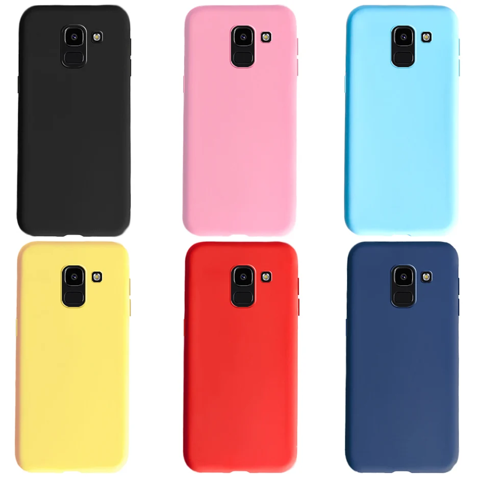 For Samsung Galaxy J6 2018 J600F Case Soft Silicone TPU Cover For Samsung J6 Plus 2018 Case J610F J6+ Phone Back Protector Cover