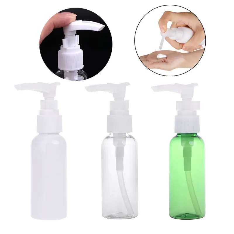 30ML-100ML Xà Phòng Dầu Gội Sữa Tắm Tạo Bọt Nước Nhựa Ép Bơm Trống Chai Xịt Nước Hoa Hộp Đựng Mỹ Phẩm