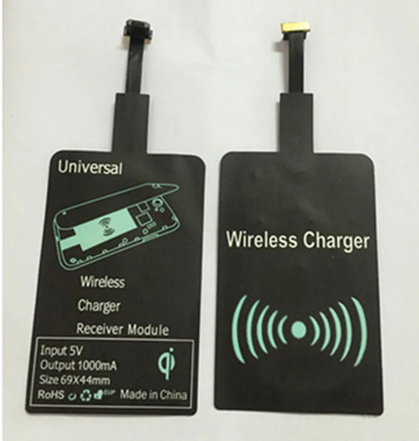 Universal Qi Wireless Charger Receiver Charging Adapter Receptor Receiver Pad Coil THL OnePlus Honor Micro USB mobile For Iphone