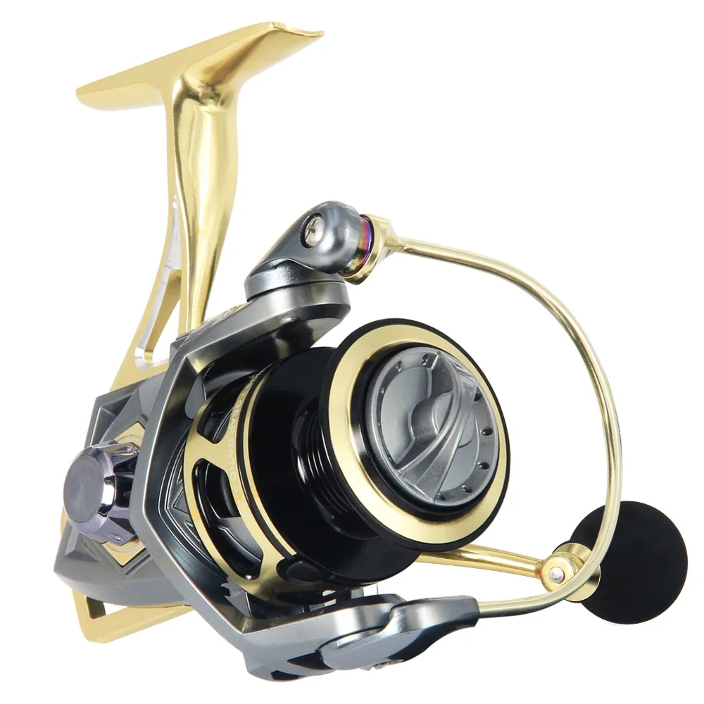 

ANGLER DREAM Fishing Reel 10BB Aluminum Saltwater Sea Fishing Reel Max Over 20KG Metal Coil Boat Bumblebee Fishing Reel Wheel