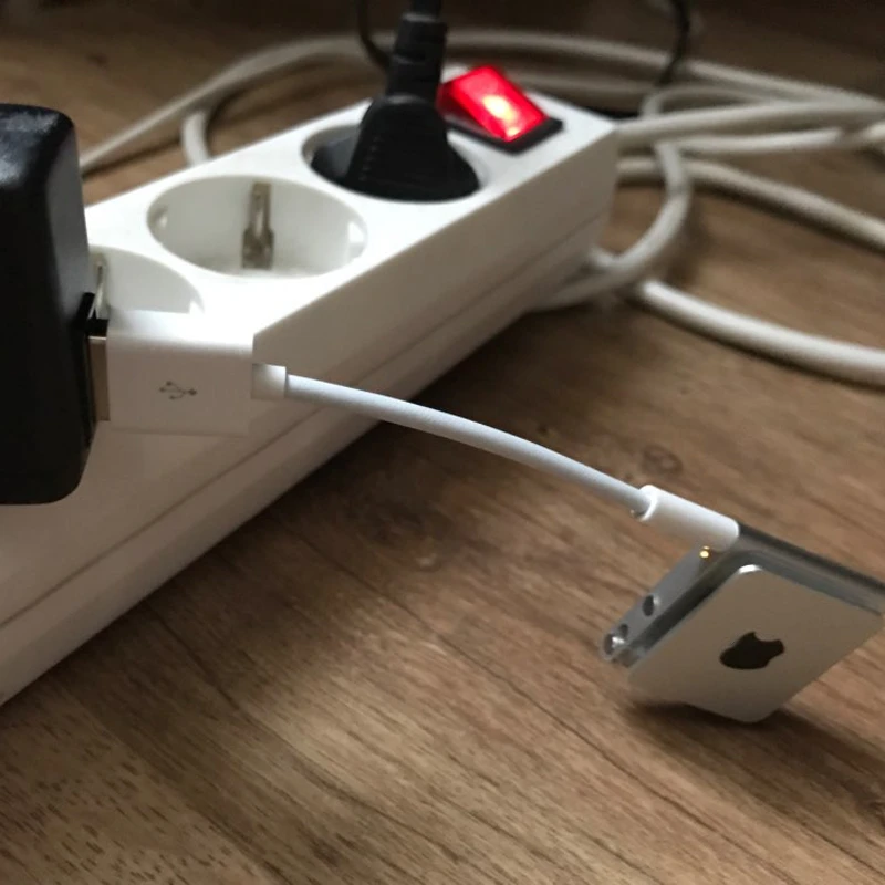 3.5mm Jack to USB 2.0 Data Sync Charger Transfer Audio Adapter Cable for iPod Shuffle MP3 MP4 Player Speaker USB Data SYNC Cable