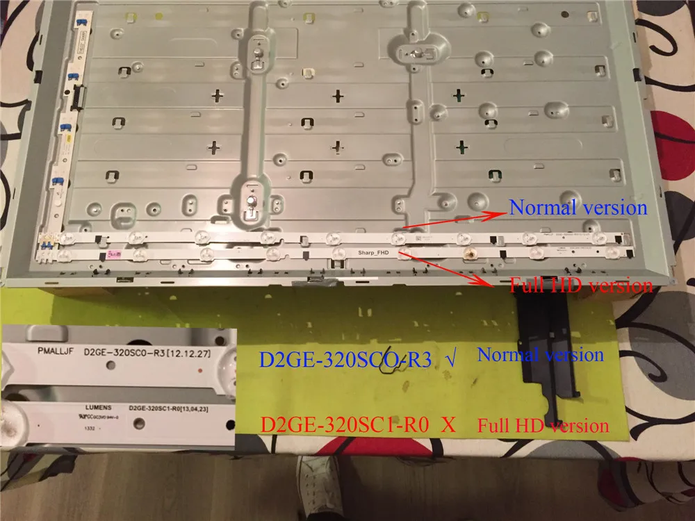 5 sztuka podświetlenie LED Strip dla Samsung UE32F5500AY UE32F5500AW UE32F5500AK UE32F5500AS TV LED bary w celu uzyskania paski podświetlenia