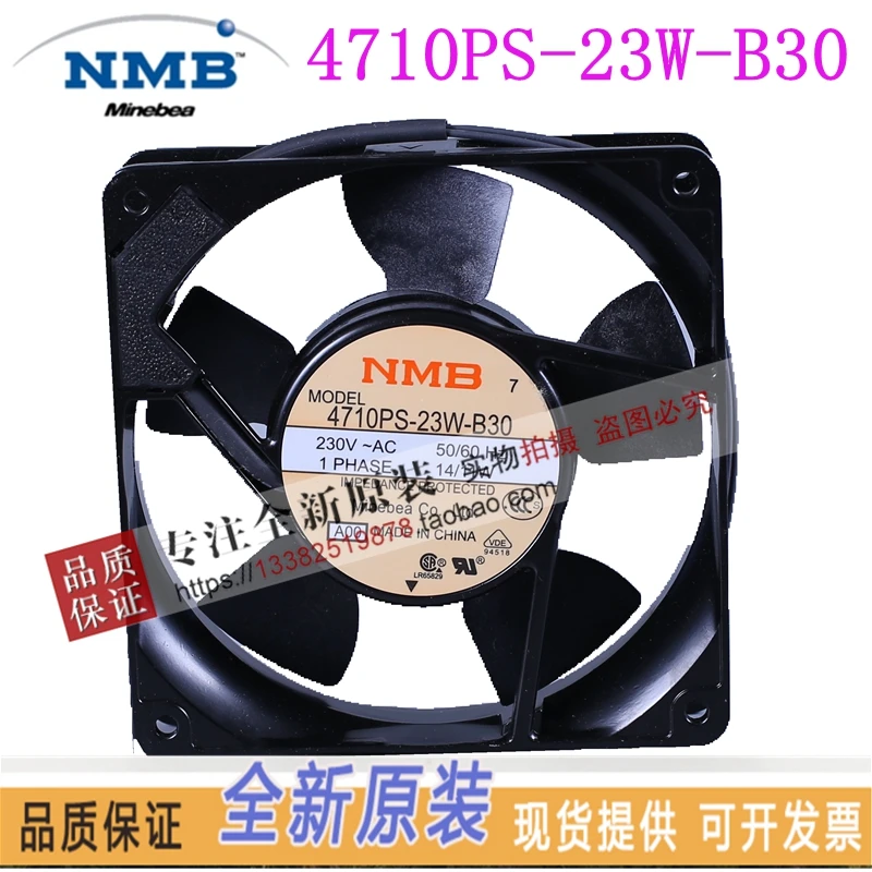 

NEW NMB-MAT NMB 4710PS-23W-B30 Ultra-thin 12025 silence AC220V Axial cooling fan