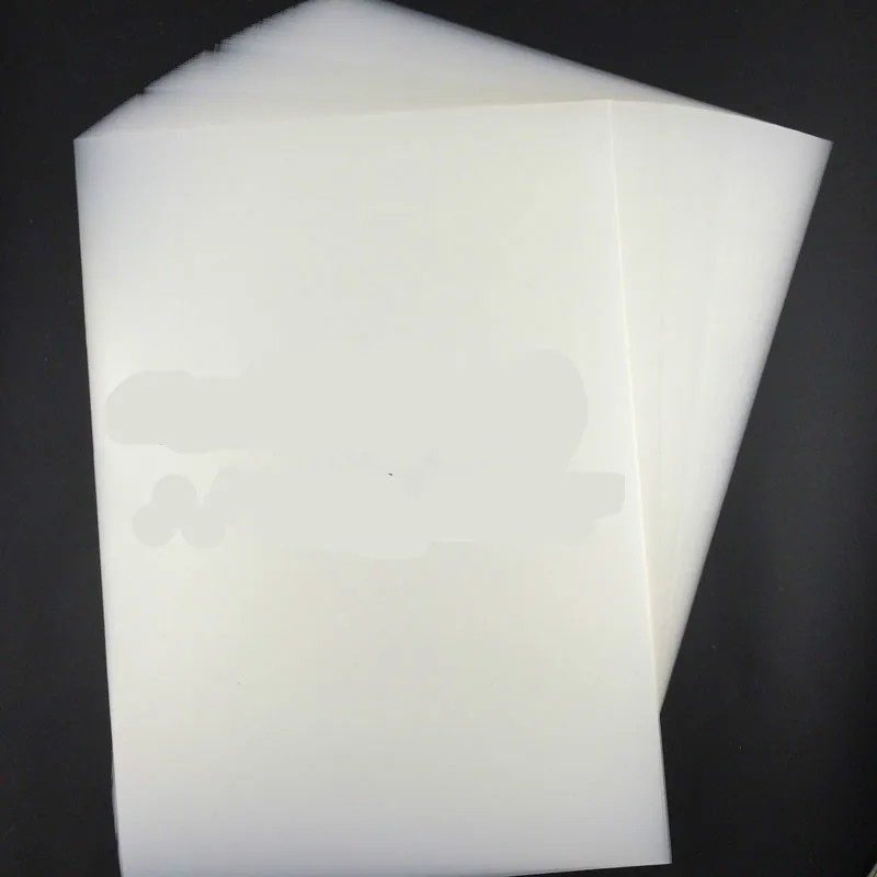 PP film 20c 19*30 silk plastic sheet translucent film white binding film 2 sheets