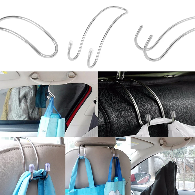 Multifunction Car Holder Car Seat Back Hook for Shopping Bags Vehicle Organizer Storage Headrest Hanger Clips Car Accessories