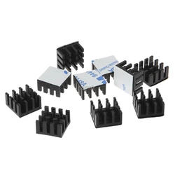 10pcs Computer Cooler Radiator Aluminum Heatsink Heat sink for Electronic Chip Heat dissipation Cooling Pads 14*14*8mm June