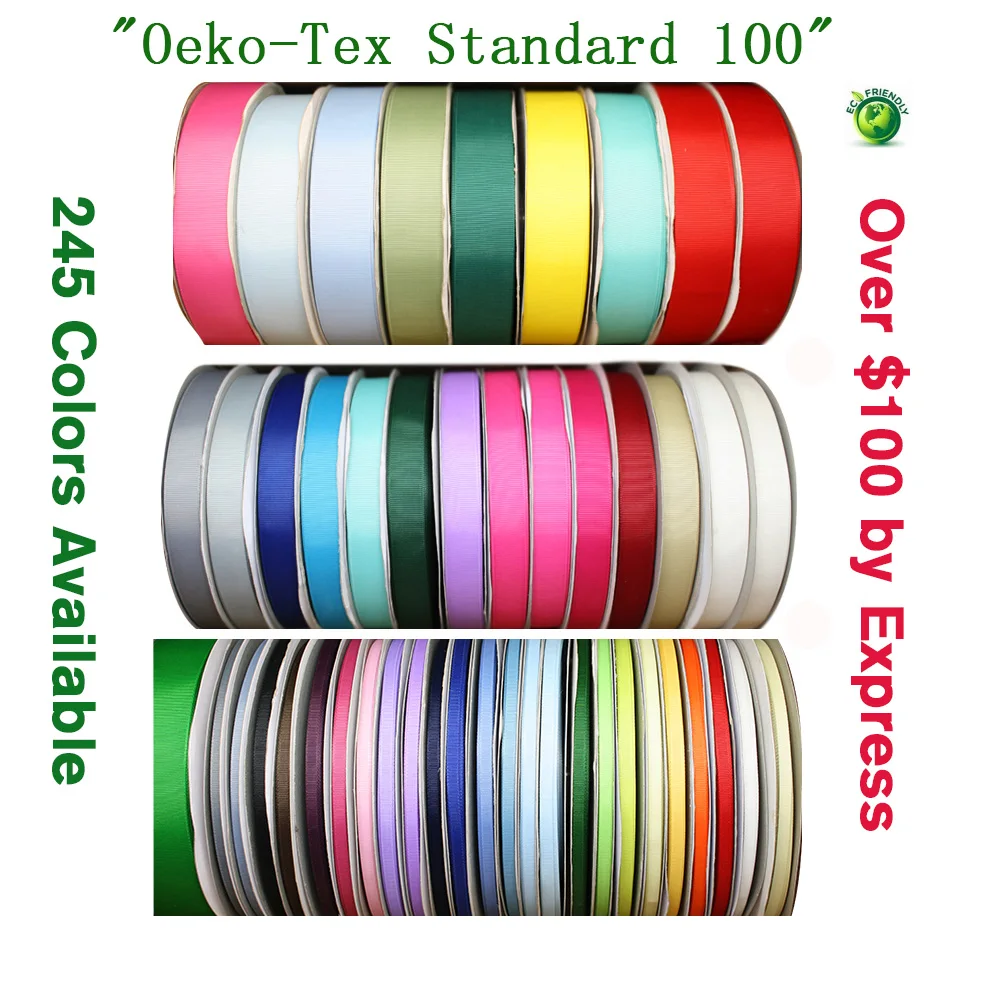 Solid Color Grosgrain Ribbon 1/4\