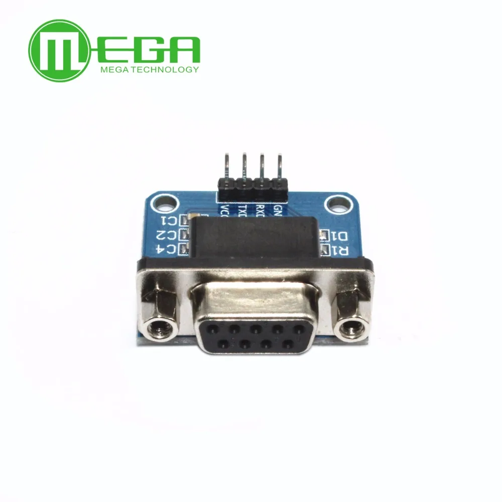 1/10/100pcs MAX3232 RS232 to TTL Serial Port Converter Module DB9 Connector MAX232