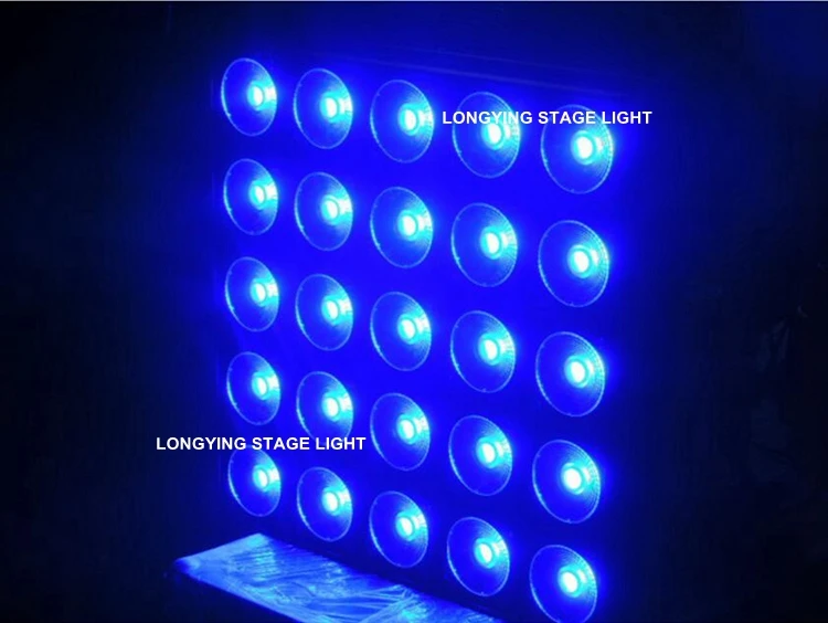 5X5 25X30W LED Matrix Light Disco Light LED Matrix Blinder Pixel Panel 30W COB RGB Led DJ Effect Background Support
