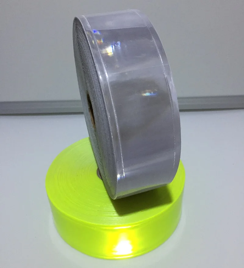 5CM * 5M PVC Reflektierende Warnband Sicherheit Kleidung Zubehör PVC Streifen Nähen Für Kleidungsstück – Detail 8