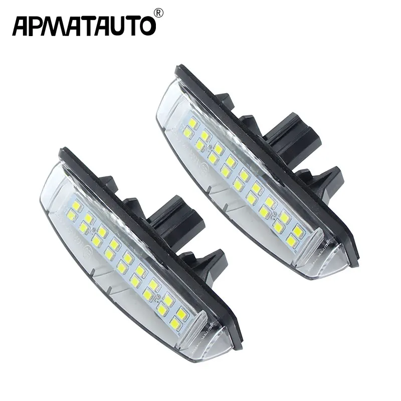 2pcs No Error White 18SMD LED Number License Plate Light for Toyota Camry Aurion Prius Lexus IS300 LS430 GS430 RX330 ES300