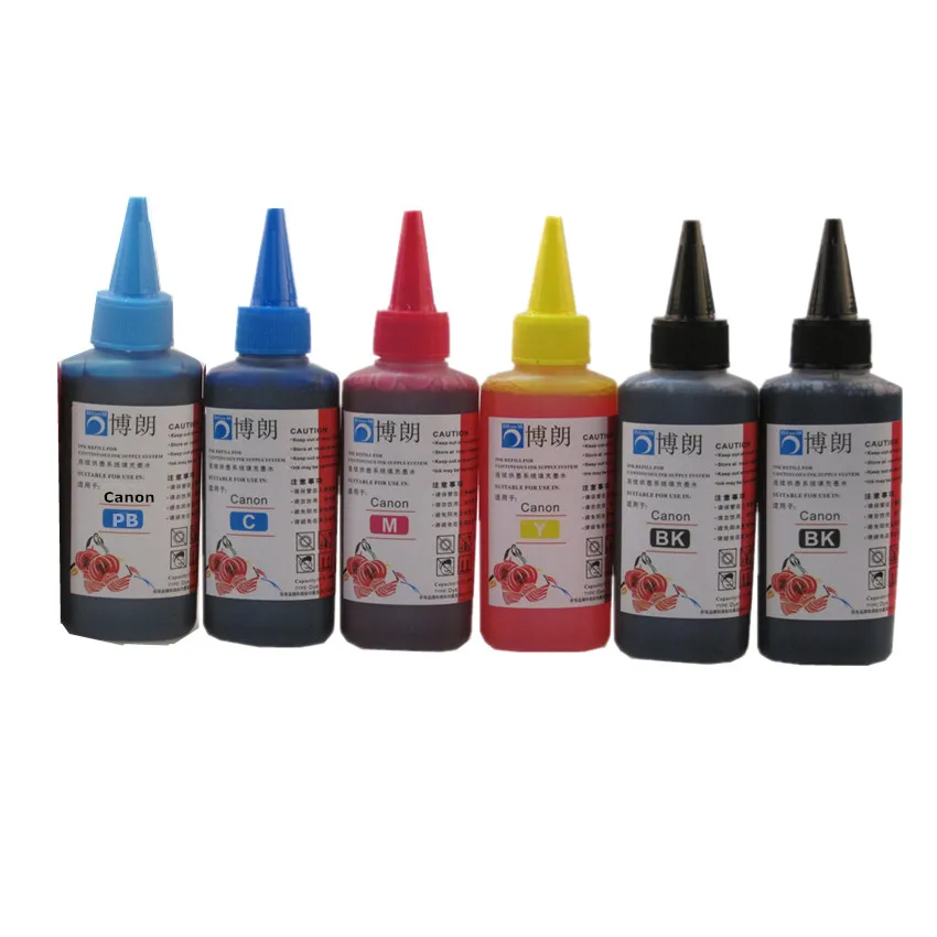 Universal 6Color dye refill ink kit for canon pgi-580 cli-581 580 581 for Canon PIXMA TS8150 TS8151 TS8152 TS9150 TS9155 printer