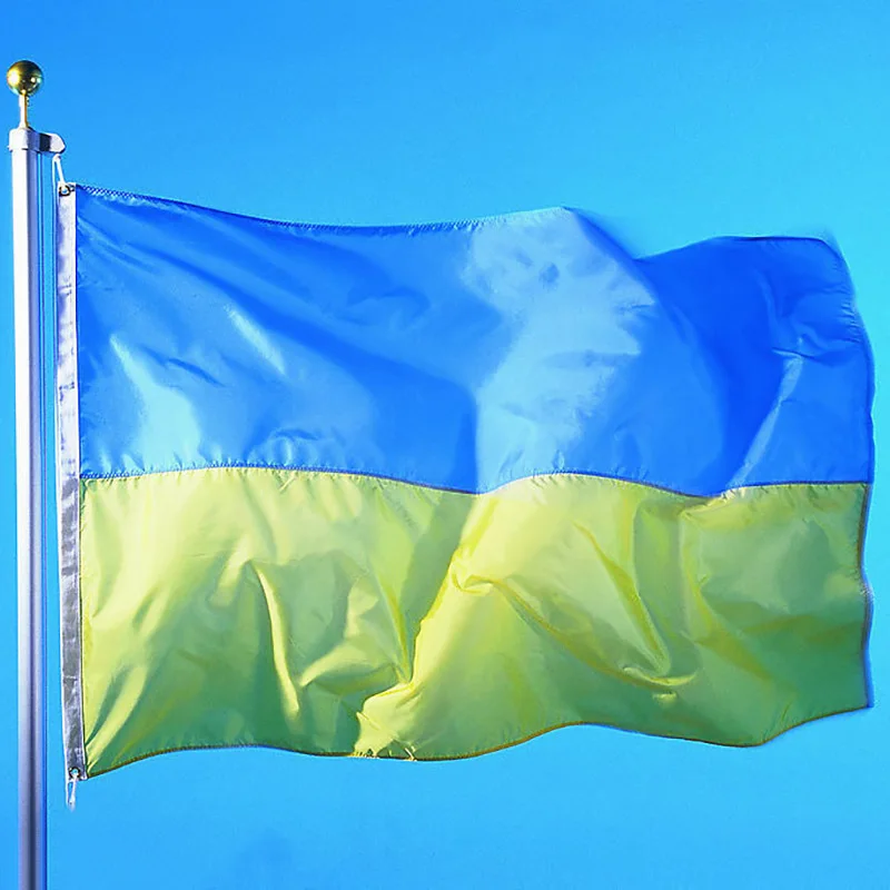 90*150cm/60*90cm/40*60cm/15*21cm Ukraine Flag Large Polyester Ukrainian National Country Flag and Banner Home Decor