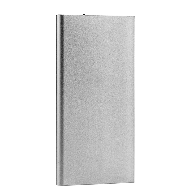 Ultra Slim 10000mAh Portable Power Bank Phone Charger Polymer Powerbank battery power-bank With LED Light for Mobile Phones