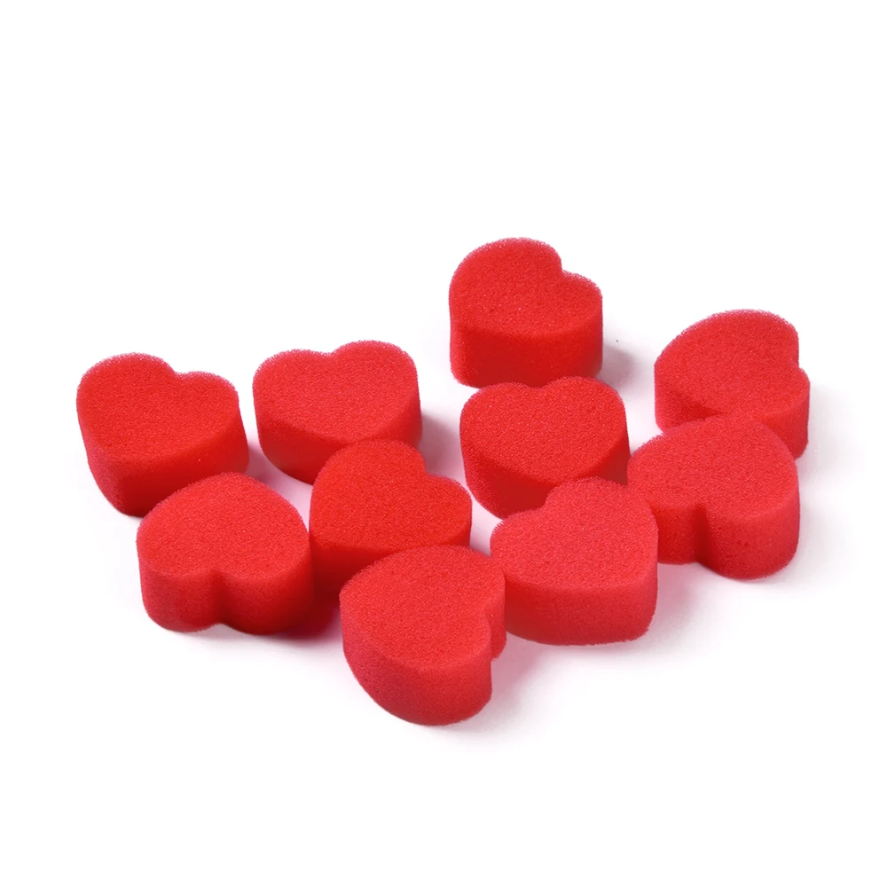 Sponge Heart Magic Tricks Funny Close Up Magia Sponge Appearing Magia  Sponeball Heart Shap Magica Illusion Gimmick Props