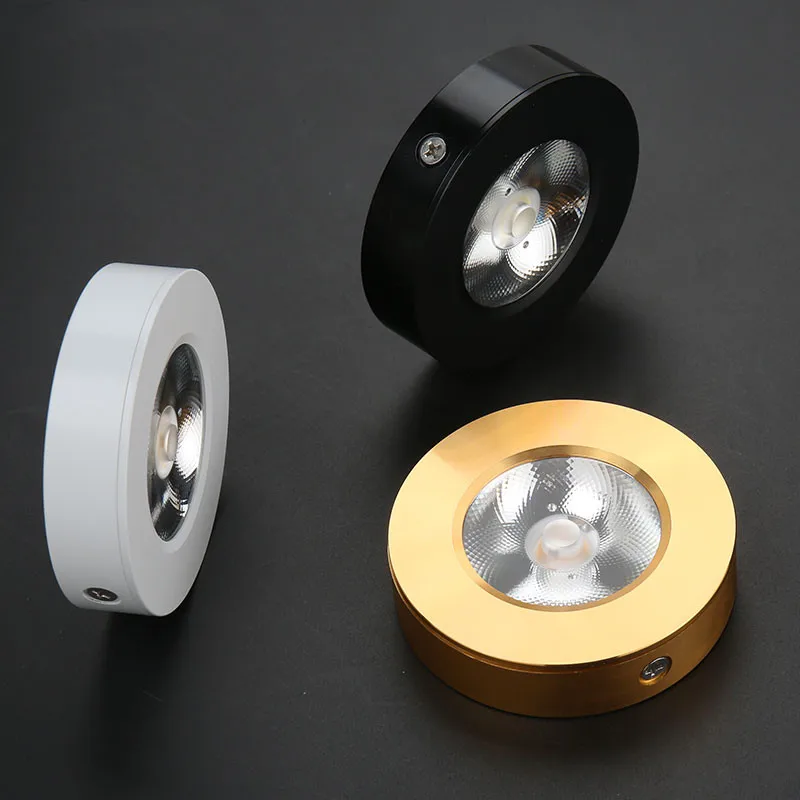 Mini Surface Mount Led Downlight w 5w 7w 10w 15w 220V lamp Ultrathin Cob Spot Led Light lighting Ceiling Home Cabinet Wardrobe
