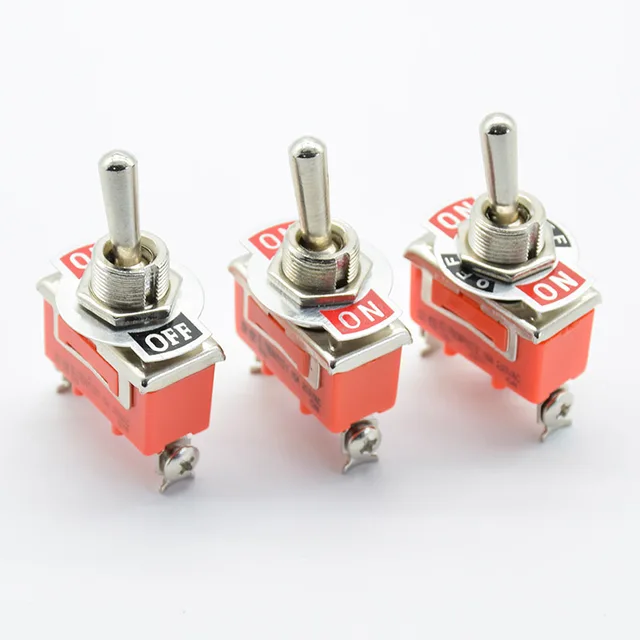 Wodoodporny przełącznik ze stali nierdzewnej 12V Heavy Duty Toggle Flick Switch ON OFF ON Car Metal SPDT SPST P0.05 15A 250V Terminal