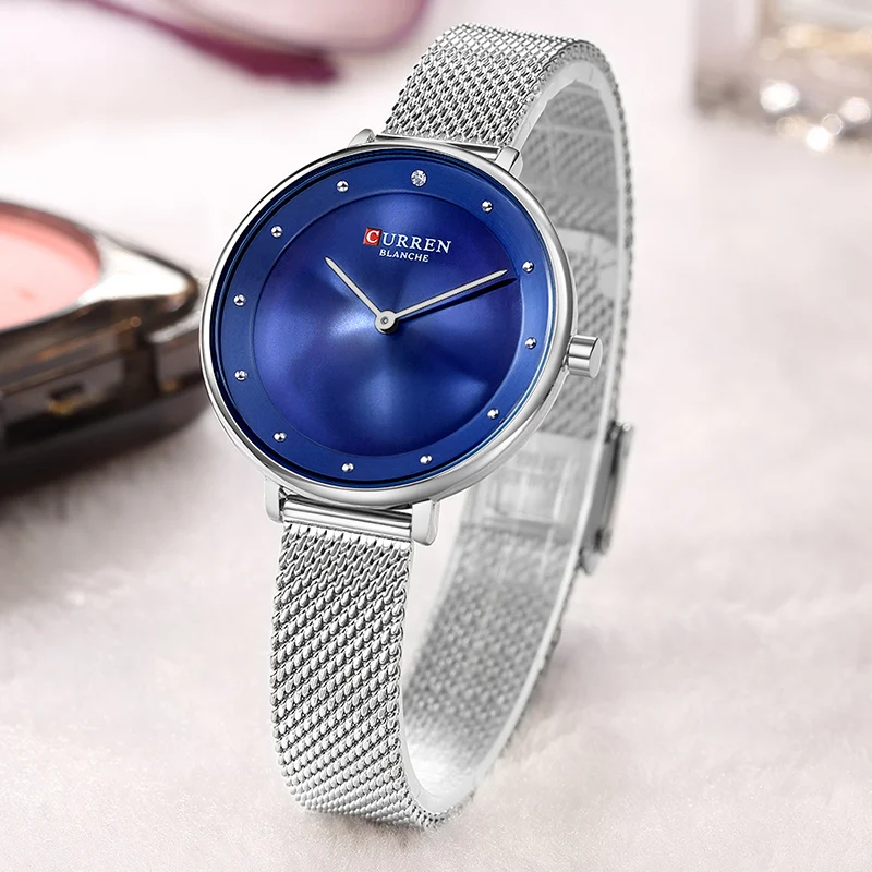 Luxury CURREN Fashion Ladies Watch Rose Gold Women Watches Elegant Dress Female Waterproof Clock For Girl 2018