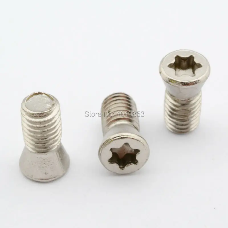 M4.0X8XD5.7 실버 컬러 카바이드 인서트 torx 나사, 인덱서 블 CNC 절삭 공구 용