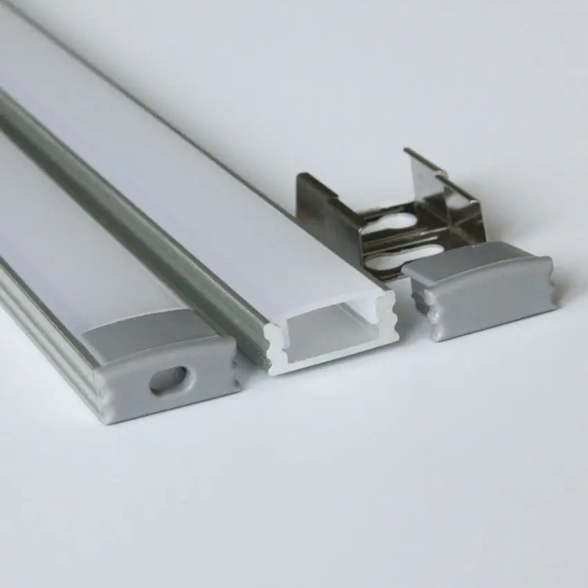 

10m (20pcs) a lot, 0.5m per piece, anodized aluminum profile for led strips AP1707 , 12mm,