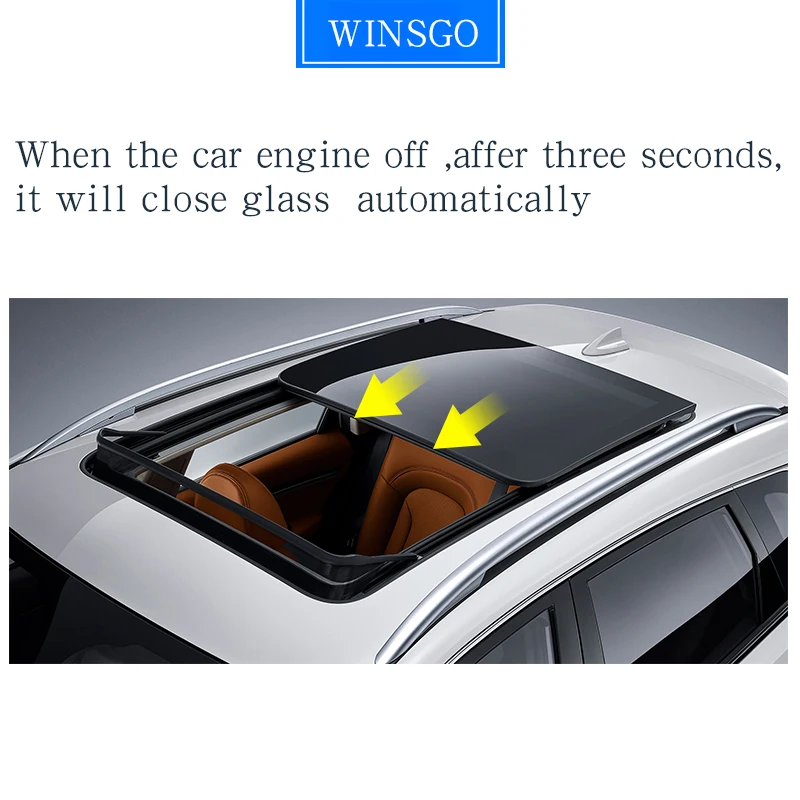 WINSGO Auto Car  Power Sunroof Glass Closer Automatically close For Nissan Murano 2015+ Panoramic sunroof