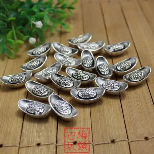 10pc Elaborate Chinese Antique collection Antique Old Cupronickel Qing Treasury silver