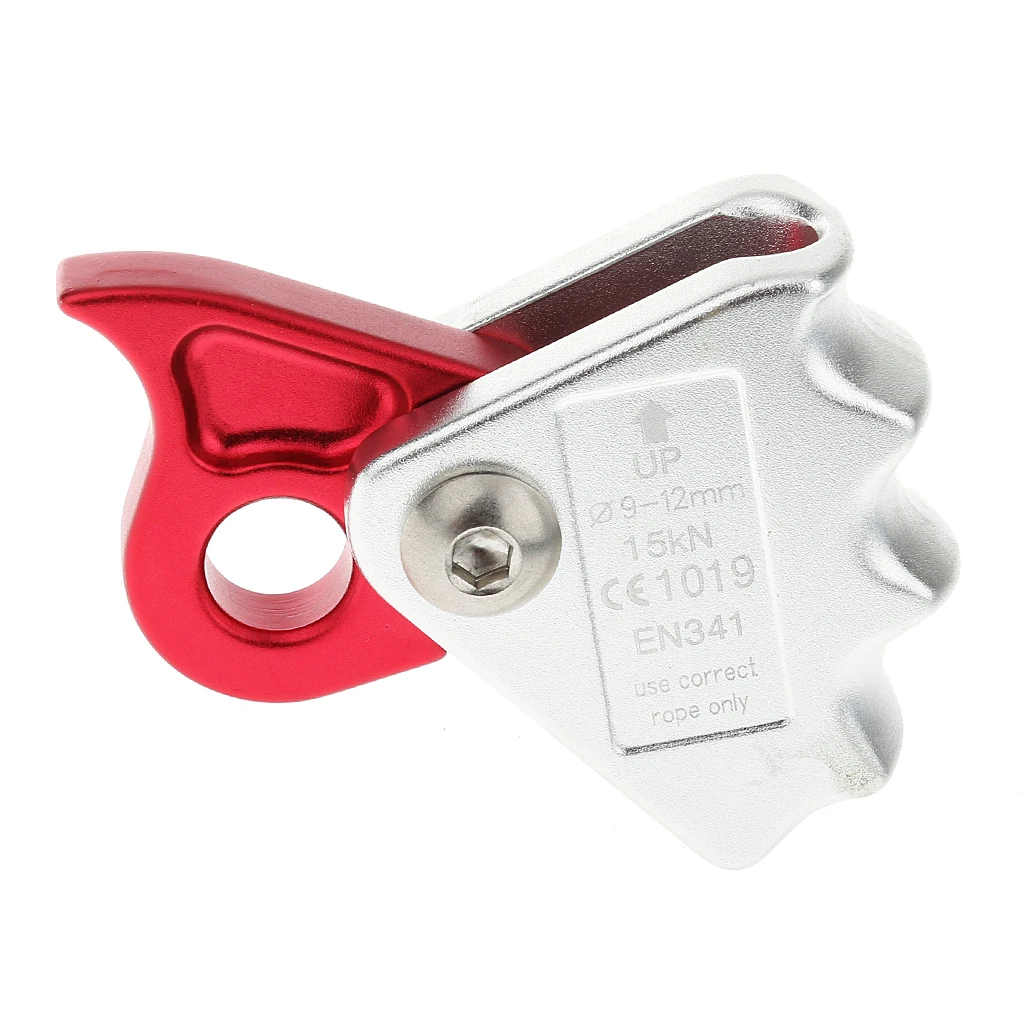 Outdoor Climbing Gear Mountaineering Safety Equipment Rope Grab Protecta Aluminum Magnesium Device for 9mm-12mm Rope