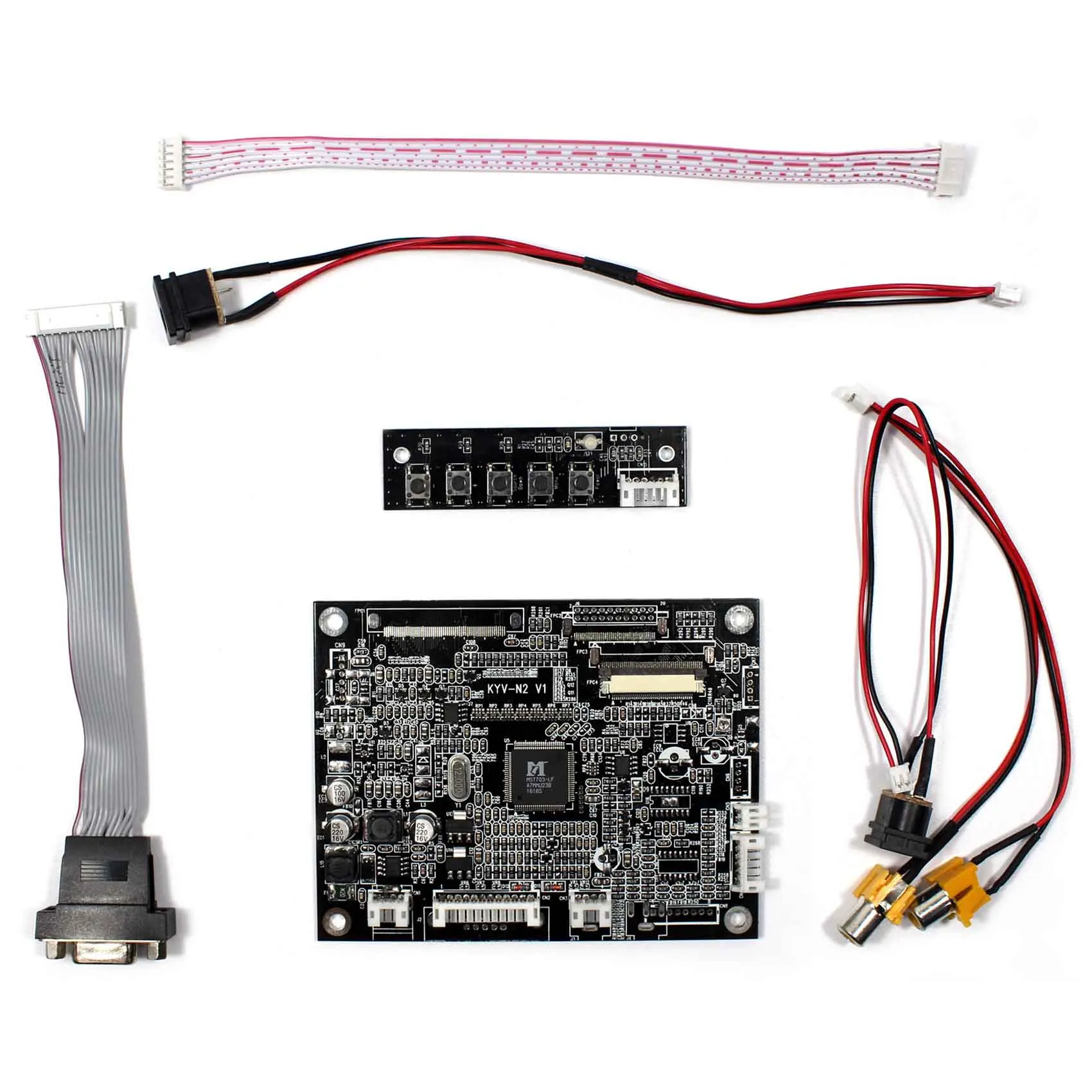 VGA av 逆転 lcd コントローラボード 7 インチ tft 液晶パネル AT070TN83 V1