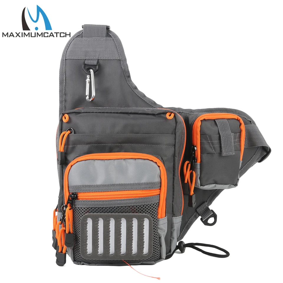 Maximumcatch 23*21*8.5cm Freshwater Fishing Lure Tackle Bag Pack BackPack Crossbody Sling Bag