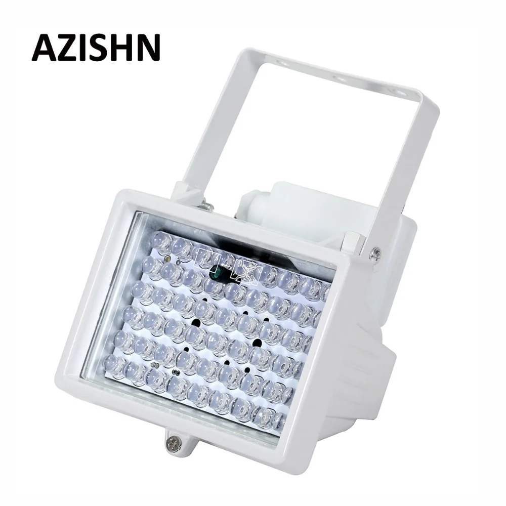 

AZISHN CCTV 54 LED 12V 8W Night Vision IR Infrared Illuminator lamp Auxiliary lighting outdoor cctv fill light For CCTV Camera