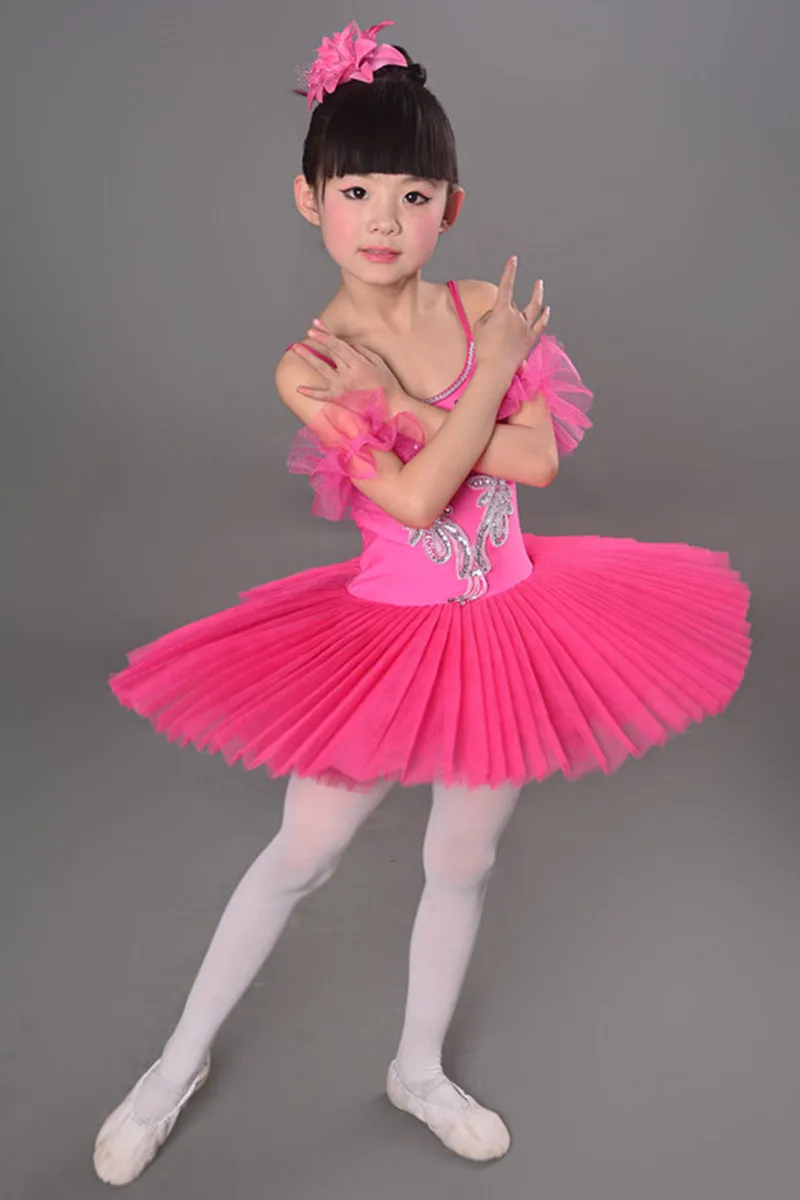 New Girls Ballet Dress Tutu Dance Costumes Children Swan Lake Ballet Costumes Kids Stage wear Ballroom Dancing Dress Dancewear