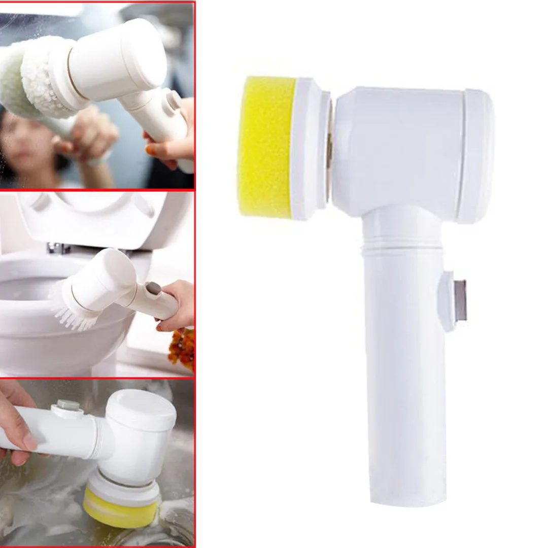 JX-LCLYL 5in1 Multifunction Electric Cleaning Brush Bathroom Window Cleaner Scrubber Tool