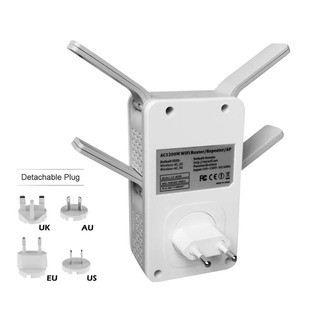 PIXLINK repeater/ap Drótnélküli Lőtér extender 1200mbps wireless-ac Kettős szám Abroncs wifi Jeladás Erősítő vel 4 Bejáró Antenna