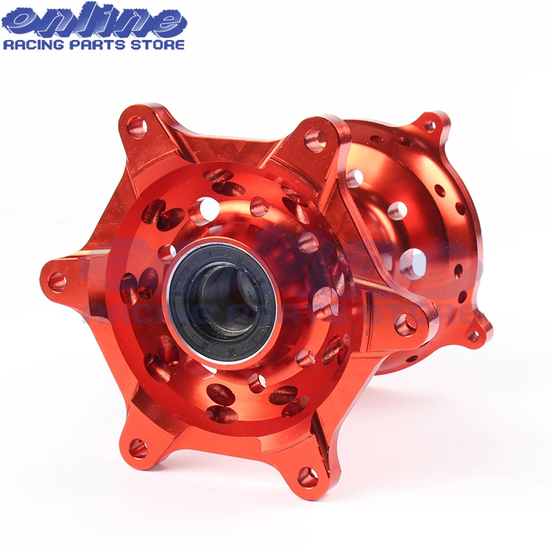 Motorcycle Billet CNC Wheel Hubs 36 Front and Rear Spokes For Honda CR125/250 2002-2007 CRF250/450R/X 2002-2015