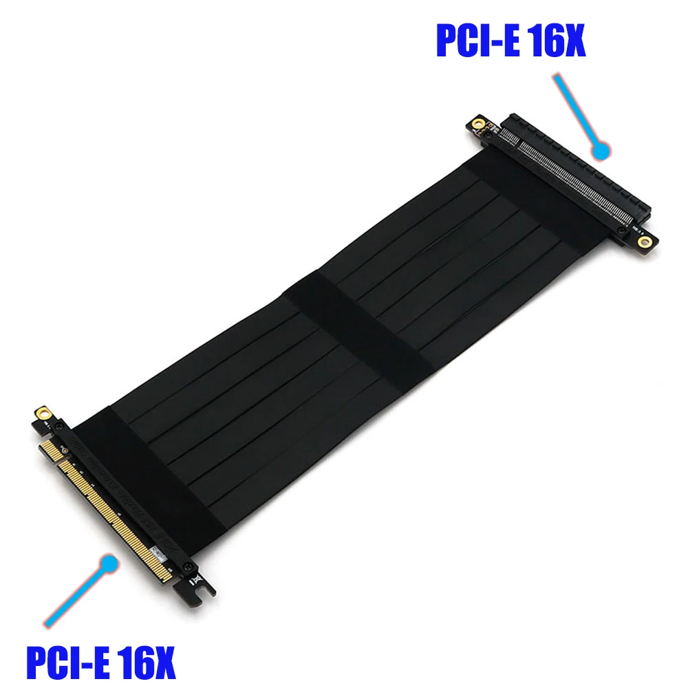 Adaptateur de Port d'extension PCI Express 3.0 16X, câble Flexible haute vitesse pour carte graphique PC 24cm pour le minage