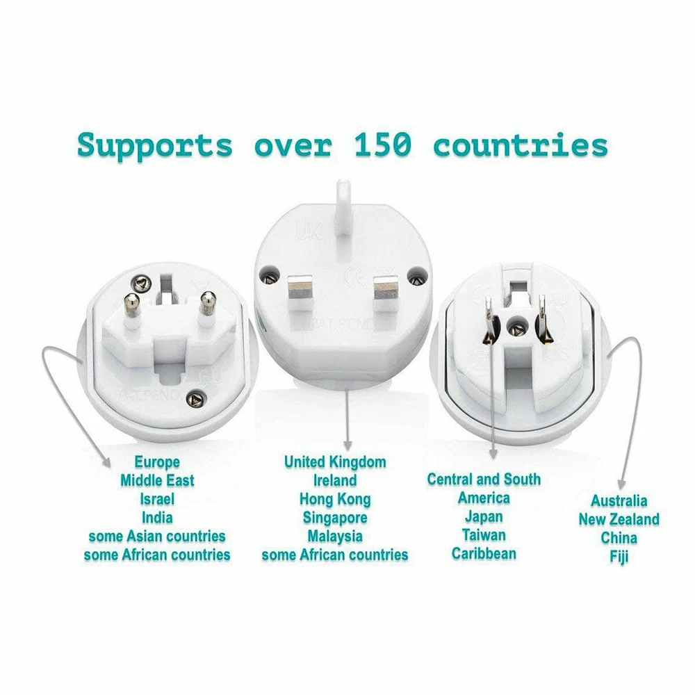 Universal Travel Plug Adapter US UK AU EU Multi-function Charger Socket Converter Electrical Outlet Adaptor Plug