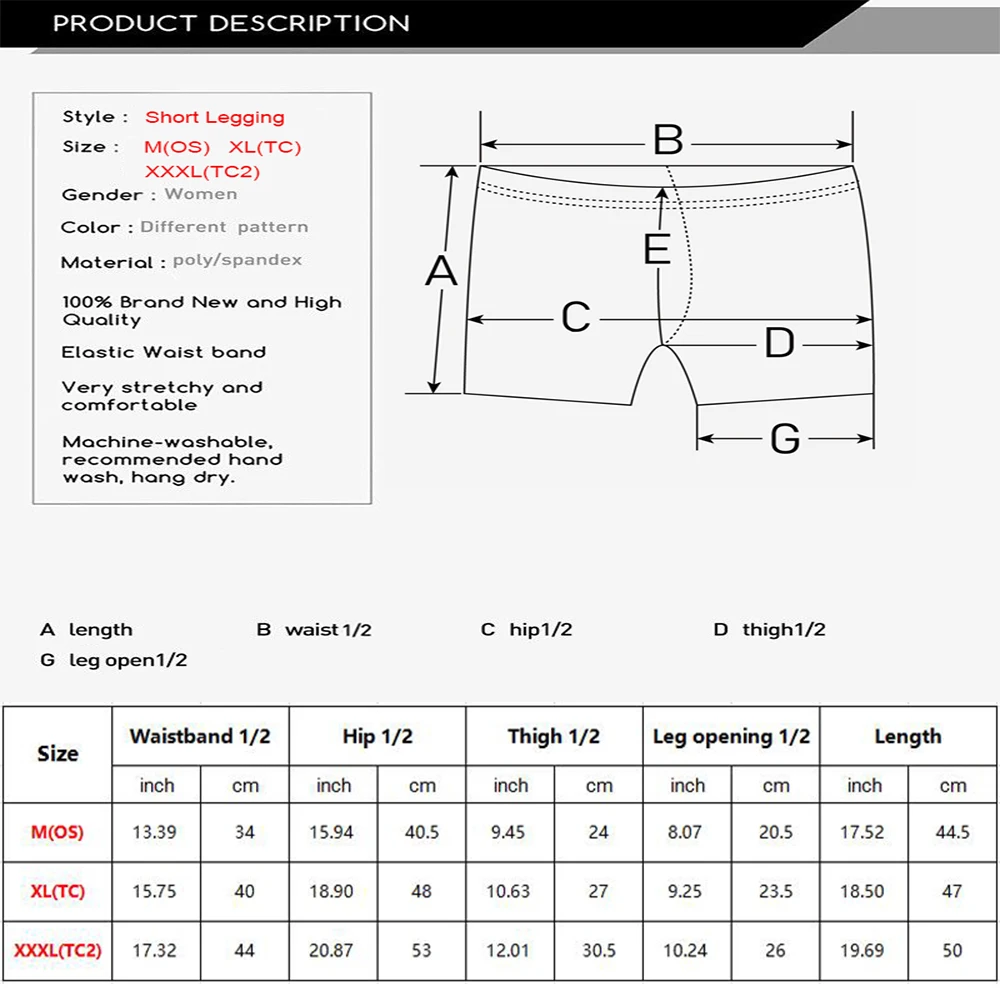 LETSFIND New Women High Waist Short Leggings Solid Black Elastic Soft Comfortable Short Pants