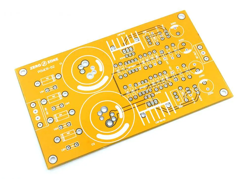 POWER-02 (OPA604) main filter adjustable regulated power supply PCB