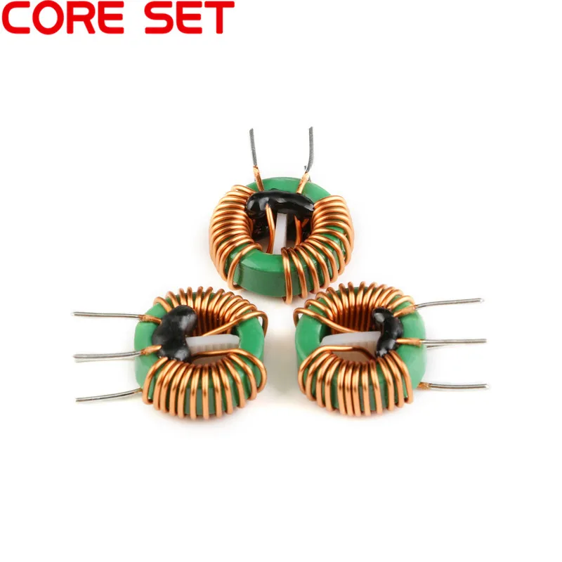 5pcs 2MH 10A Annular Common Mode Filter Inductor 1.0 Wire Choke Ring Inductance 22*14*8mm