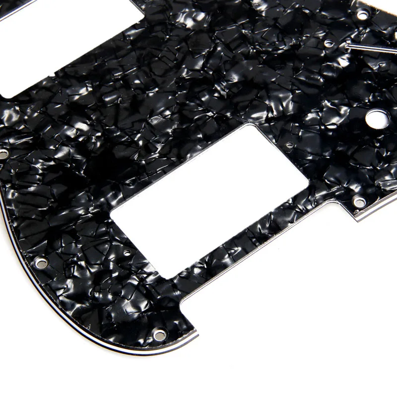 3Ply Black Pearl Guitar Pickguard For Stratocaster Fender . 2 HH Humbucker