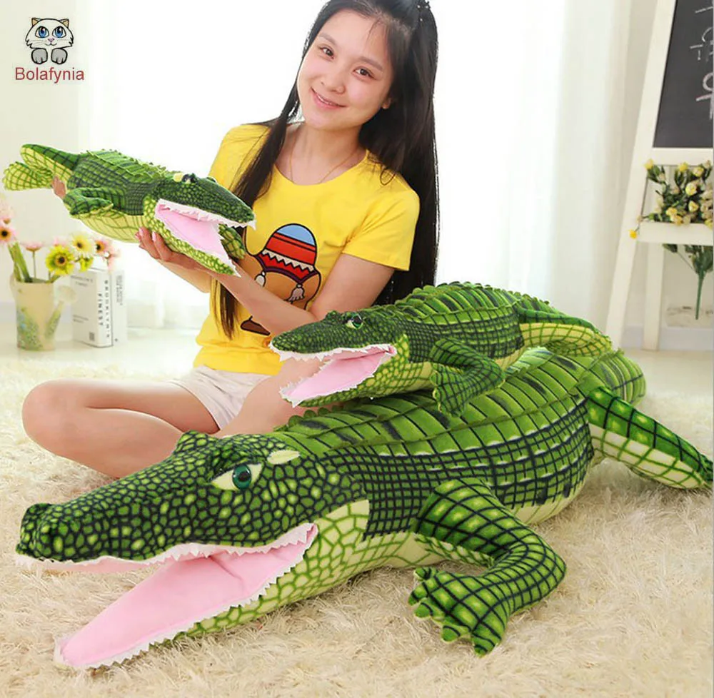 

Children Stuffed Plush Toy Green Crocodile Baby Kids Christmas Birthday Gift