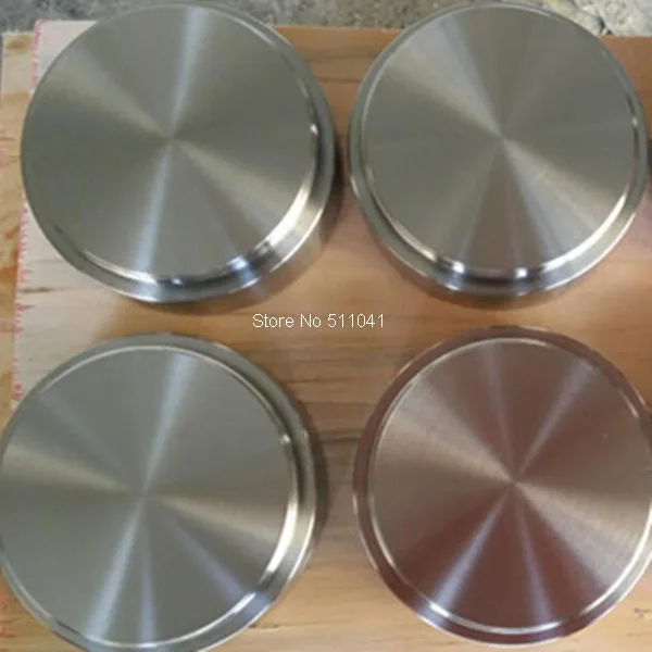 titanium target,ti-al alloy target for Vacuum PVD,100mm D x 45mm L,Plating rose-gorden, rose-red,5pcs wholesale,free shipping