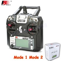 Original Flysky FS-i6X 2.4GHz 10CH AFHDS 2A RC Transmitter With X6B i-BUS Receiver For Rc Airplane Mode 1 Mode 2