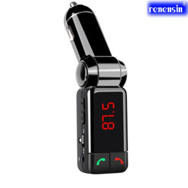 Portable Dual USB Auto Car Mp3 Charger Bluetooth Car MP3 Player Wireless Hands Free Calling MP3 Player FM Transmitter Modulator