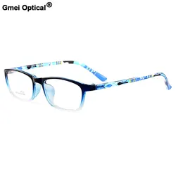 Gmei Optical New Trendy Women's Urltra-Light TR90 Full Rim Optical Eyeglasses Frames Men's Myopia Spectacles 6 Colors M5078
