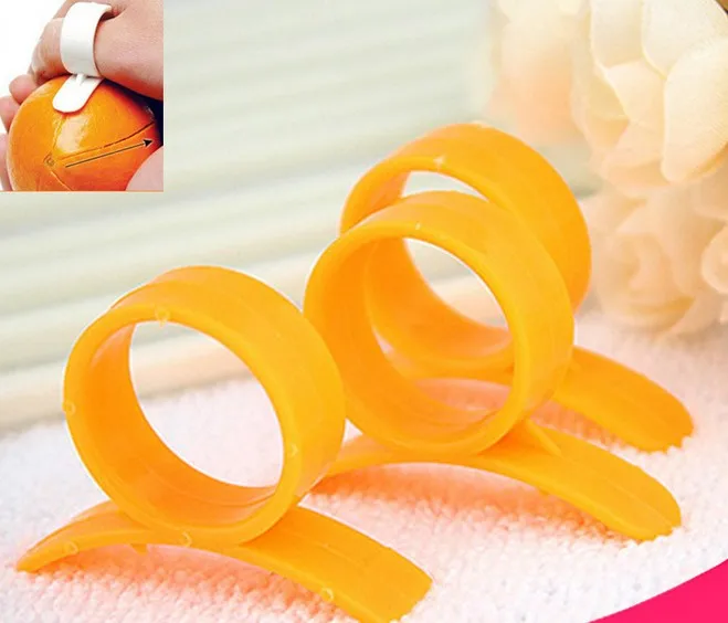 10pc/lot Creative Orange Peeler Easy Opener Lemon Slicer Cutter Plastic New home little mouse Cute mini plastic cut fruit KX 324