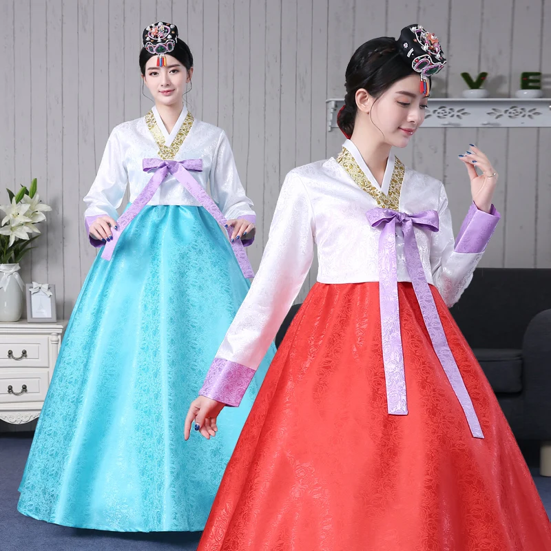 Disfraz coreano de poliéster, traje de alta calidad, Color sólido, traje de corte tradicional, novedad de 2019